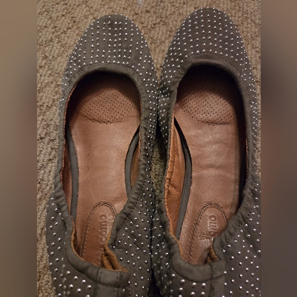 Corso Como Taupe Studded Ballet Flats | Size 9.5 (Fits Like 9) - Picture 3 of 9